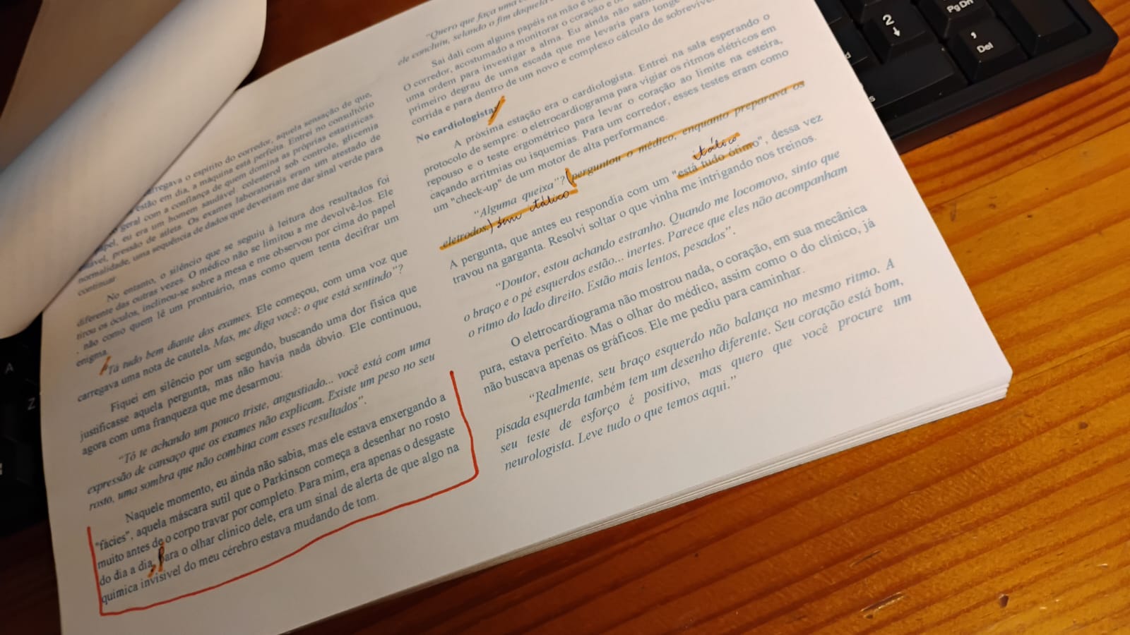 Leitura e ajustes